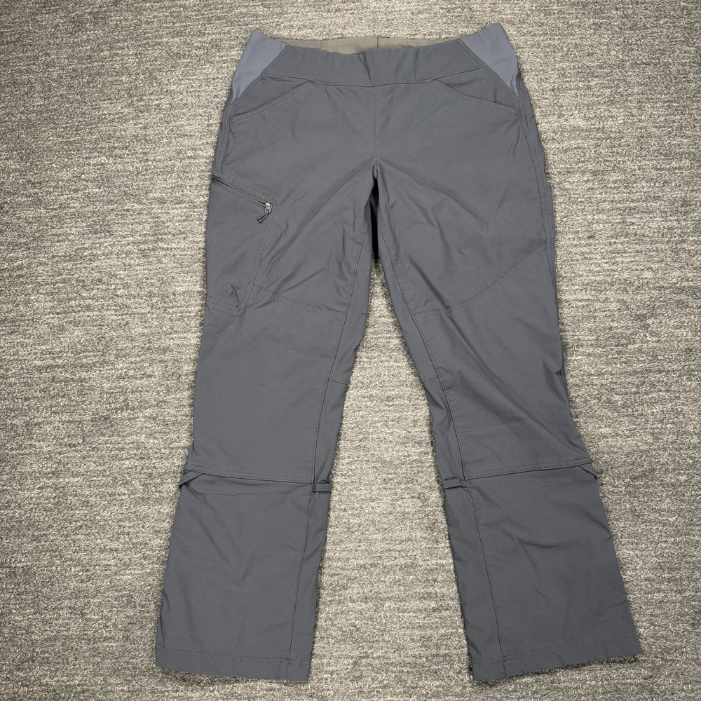 Duluth Trading Pants Womens 16x31 Gray Flexpedition Bootcut Hike Convertible
